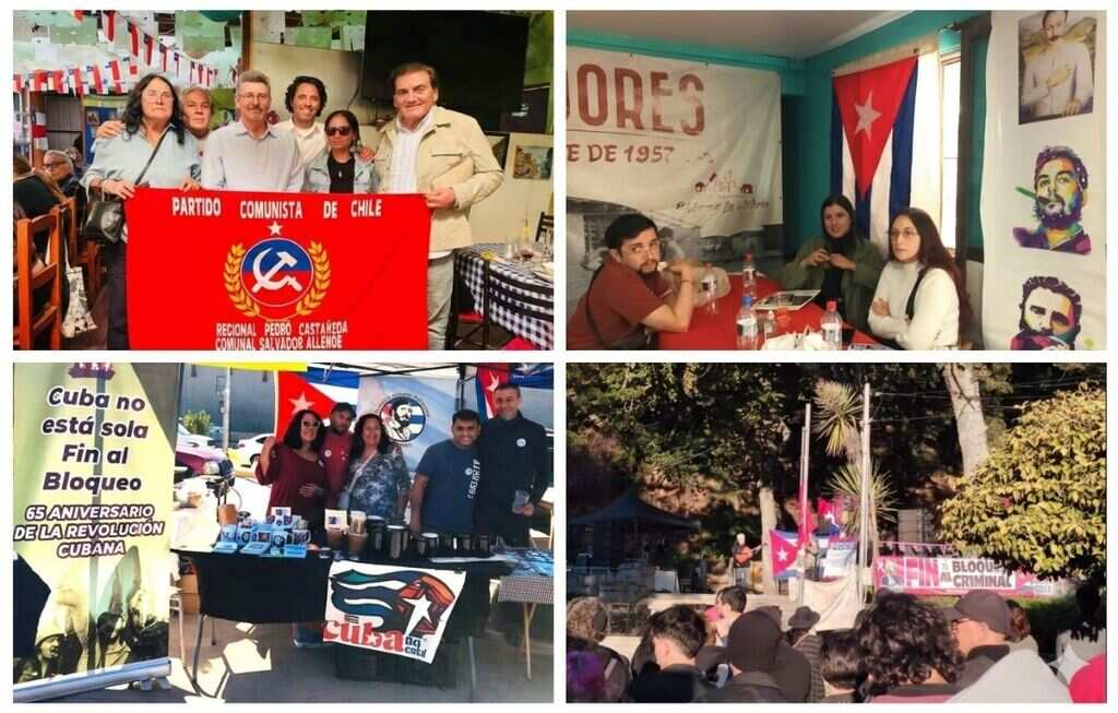 La solidaridad con Cuba en Chile se multiplica
