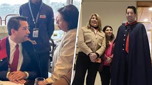 Rechazo a diputado PDG con capa de Pinochet y agrediendo a legisladora del PC